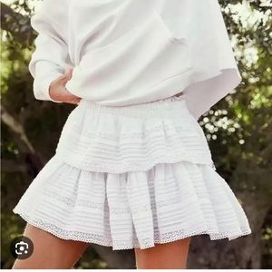 Aerie Rock n Ruffle Mini Skirt